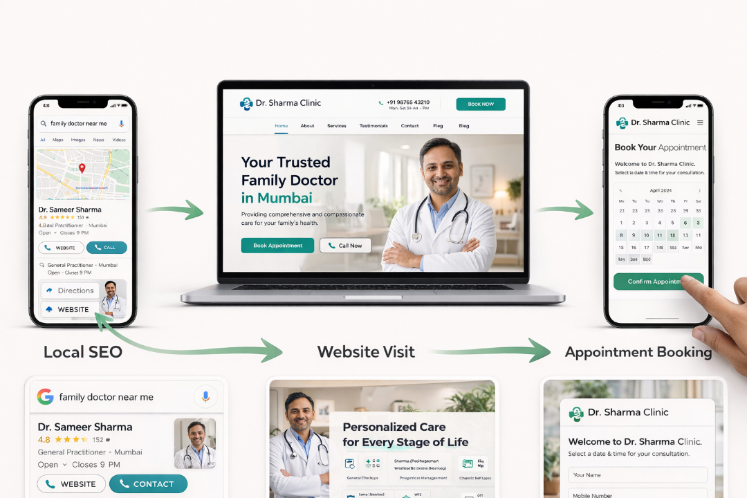 Website Homepage Mockup